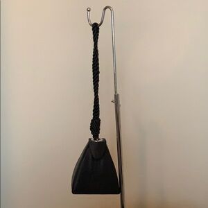 Black Satin Handbag #D